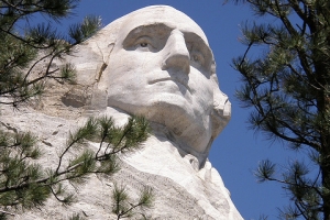 Washington at Mt. Rushmore, USA