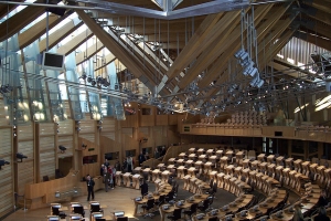 Scottish Parliament Chamber, Scotland, UK
