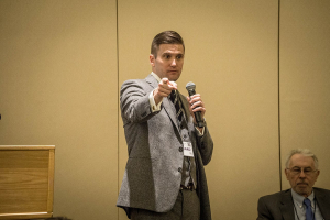 Richard B. Spencer neo-nazi at the Ronald Reagan Building, Washington, D.C., on November 19, 2016