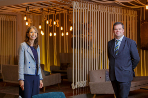 Study Group CEO Emma Lancaster and Kevin Foster MP an UK Immigration Minister 10 September 2020