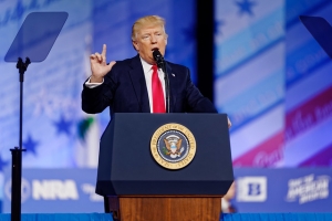 President of the United States Donald J. Trump at CPAC 2017 February 24th 2017 by Michael Vadon