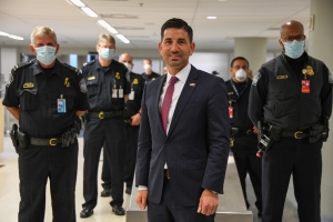Acting Homeland Security Secretary Chad Wolf traveled to Dallas and Ft. Worth, 22 May 2020