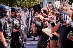 George Floyd protest by the White House 30 May 2020