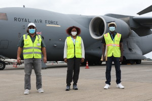 The United Kingdom flies medical equipment to West Africa following UN call for support 28 June 2020