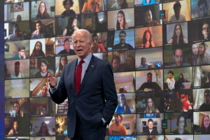 All staff Zoom call with Joe Biden 13 August 2020