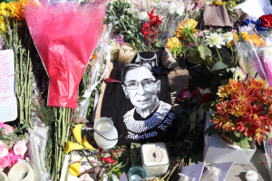 Ruth Bader Ginsburg Public Memorial, Supreme Court 21 September 2020