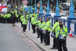 London September 7 2013 Police at English Defence League EDL March (18)