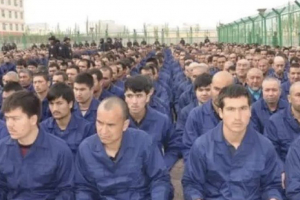 Chinese "concentration camp" in Xinjiang China