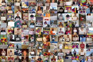 Free Tibet Wall of Resistance 1 October 2020