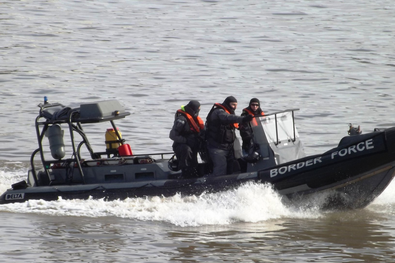 Border Force RIB (1) @ Gallions Reach 10 March 2015