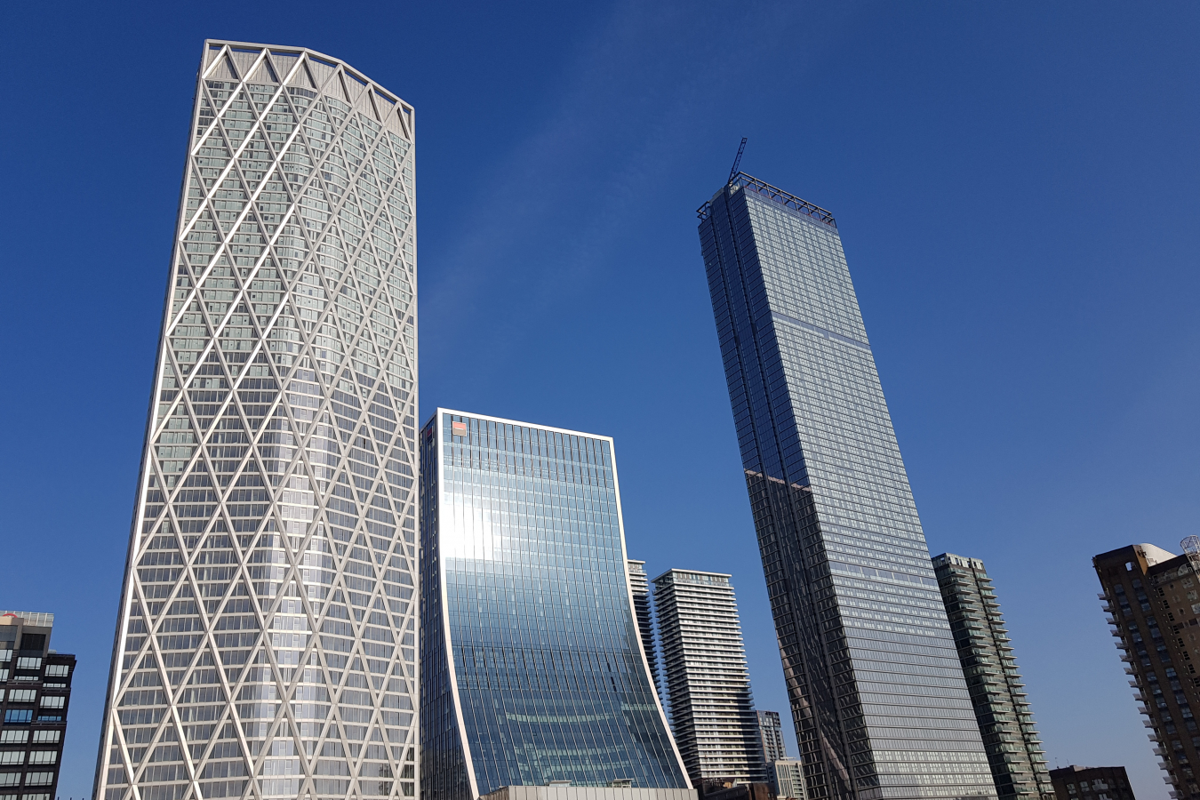 Sky Scrapers, Canary Wharf, London