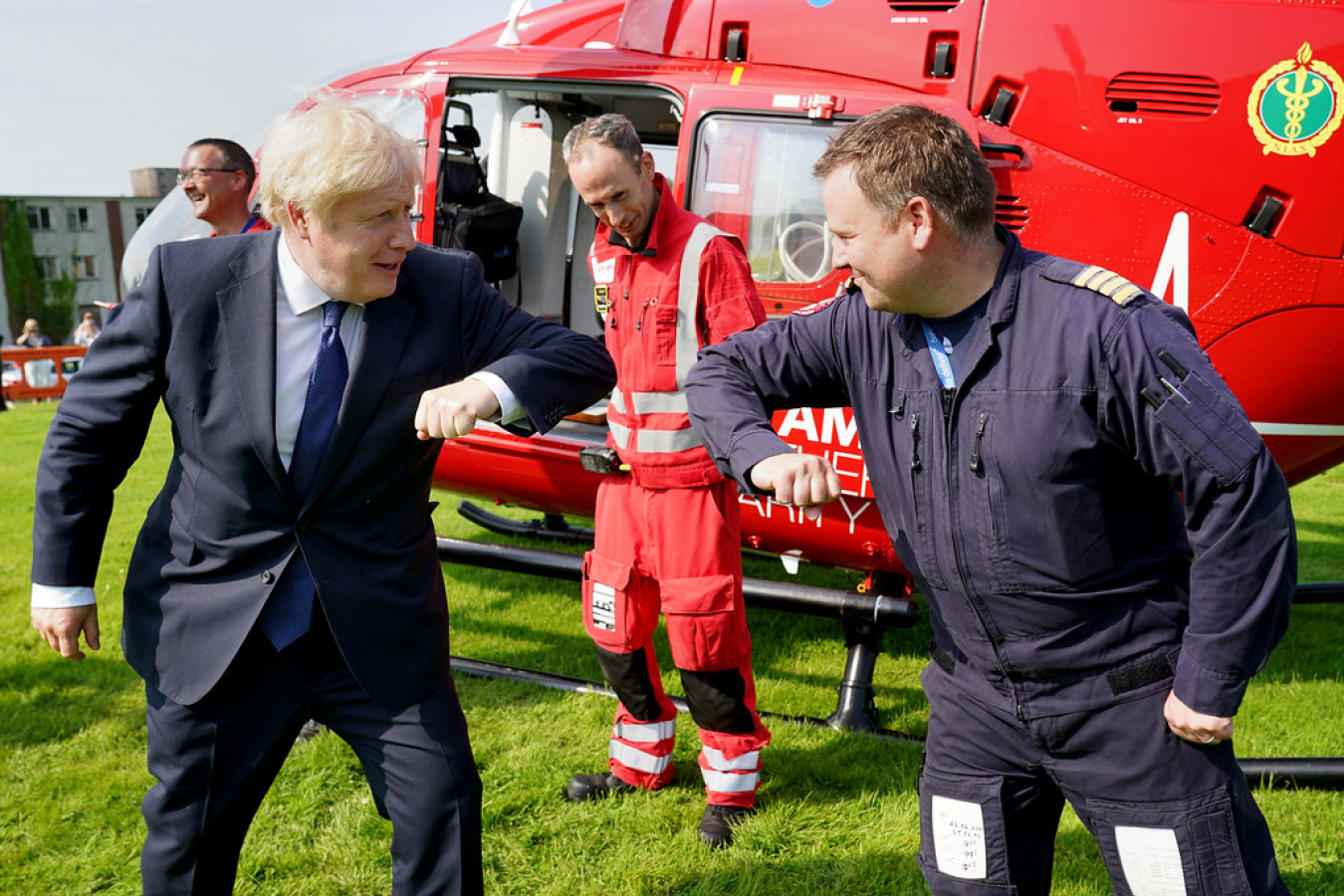 Boris Johnson Northern Ireland Ambulance Service 12 August 2020