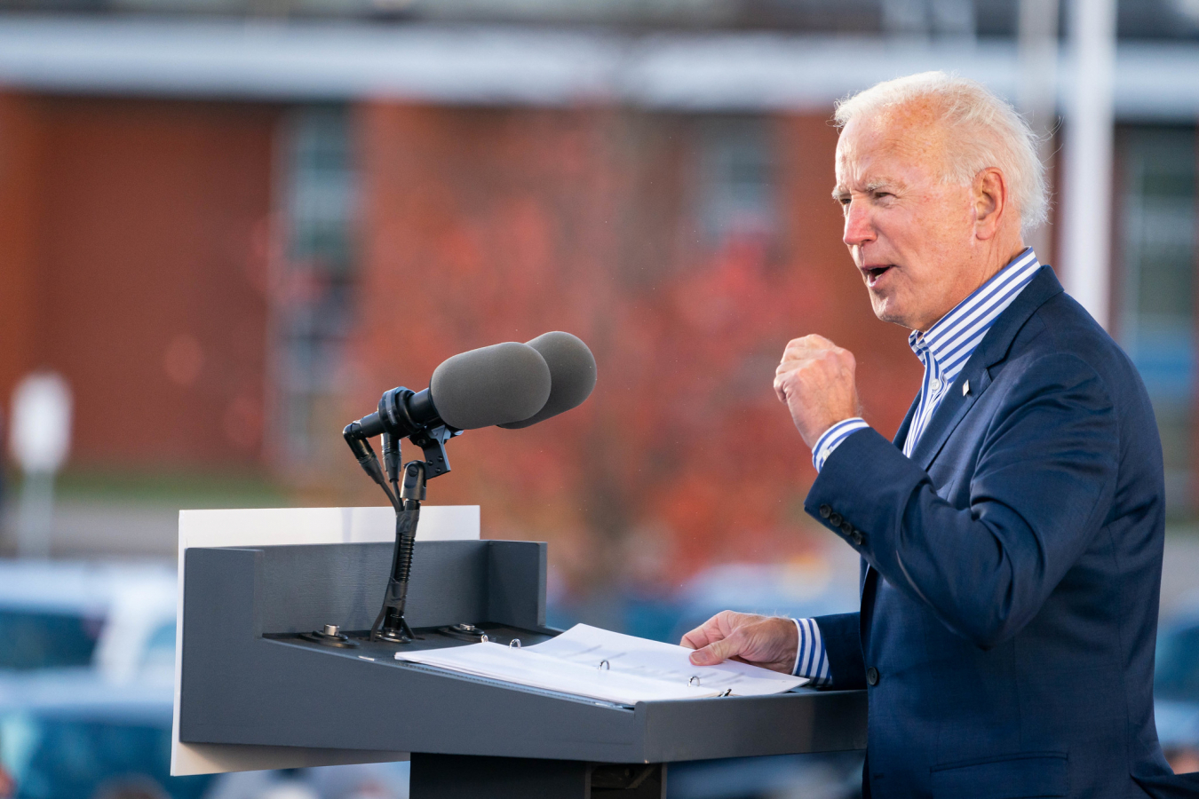 Joe Biden Mobilization Event at Dallas High School - Dallas, PA 24 October 2020
