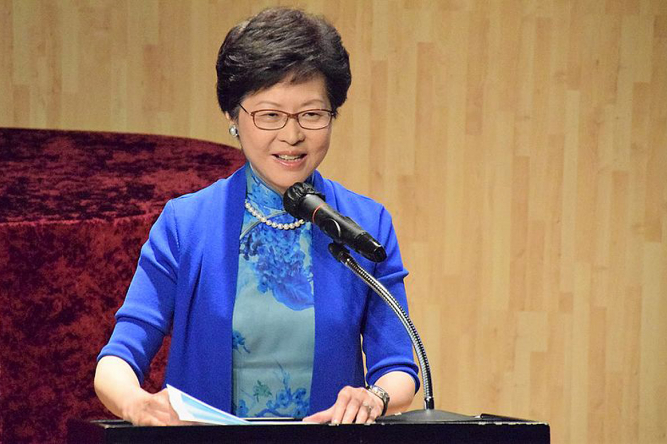 Carrie Lam says that Chinese retaliation over UK’s BNO visa offer is a ‘matter of course’. Carrie Lam