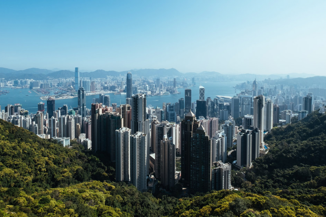 The city of Hong Kong