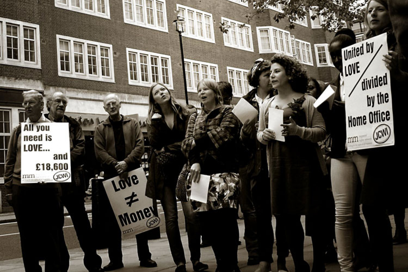 Joint Council for the Welfare of Immigrants protest from 2012. Joint Council for the Welfare of Immigrants protest from 2012.